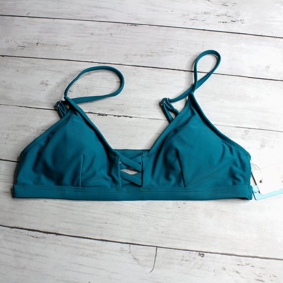 Cupshe Women's Swim Top High Waist Bikini Bottoms Size S Swimsuit 2 Pc - Picture 4 of 7